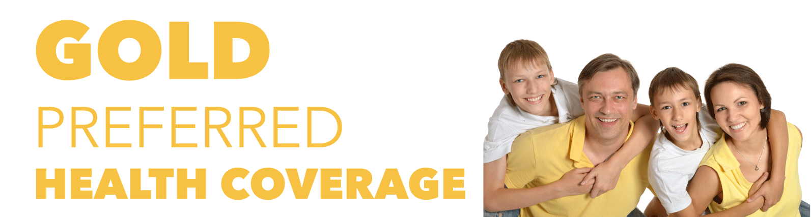Gold Health Coverage Title Image
